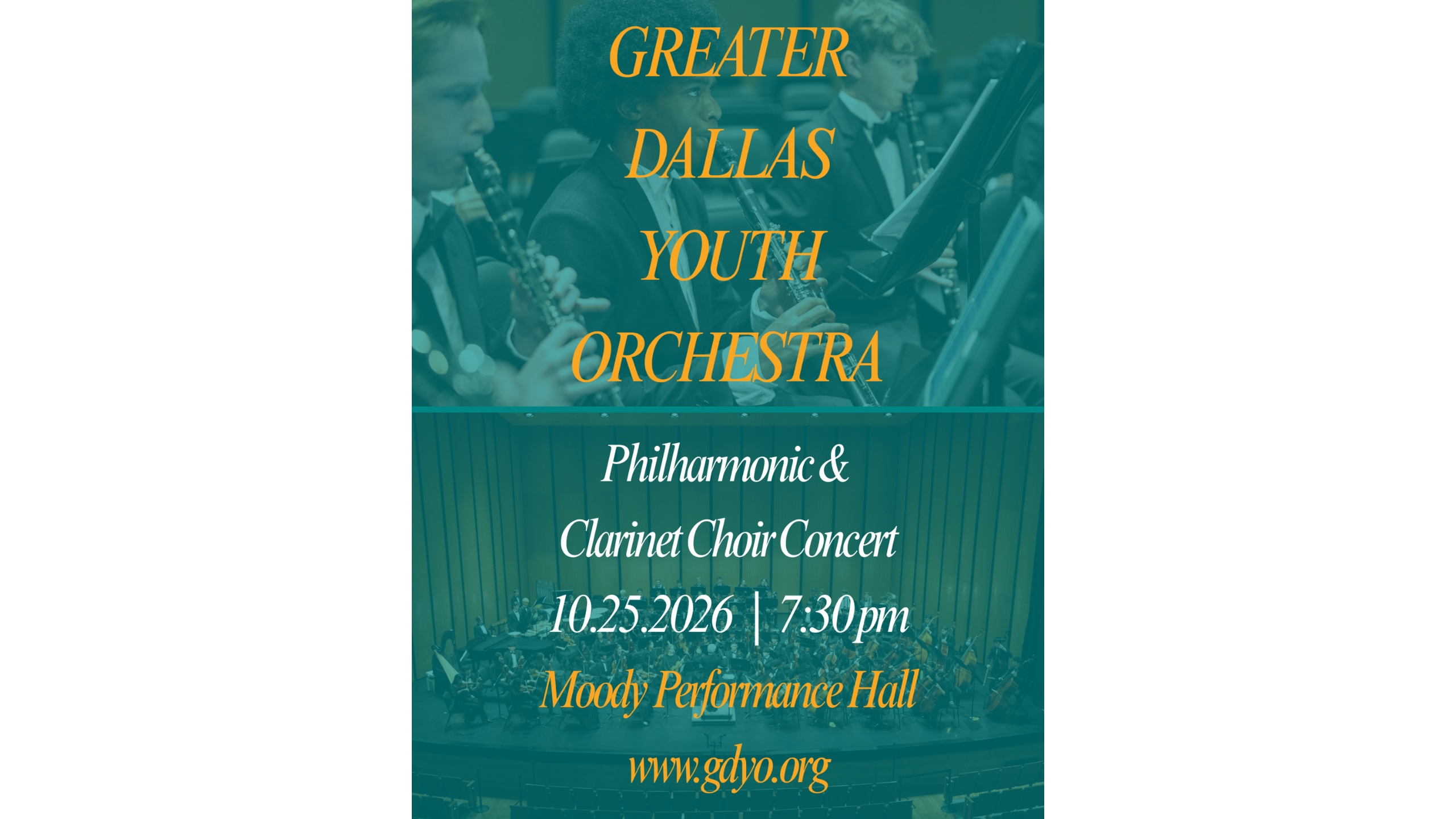 GDYO Philharmonic & Clarinet Choir Concert - Event | Culturalyst Dallas