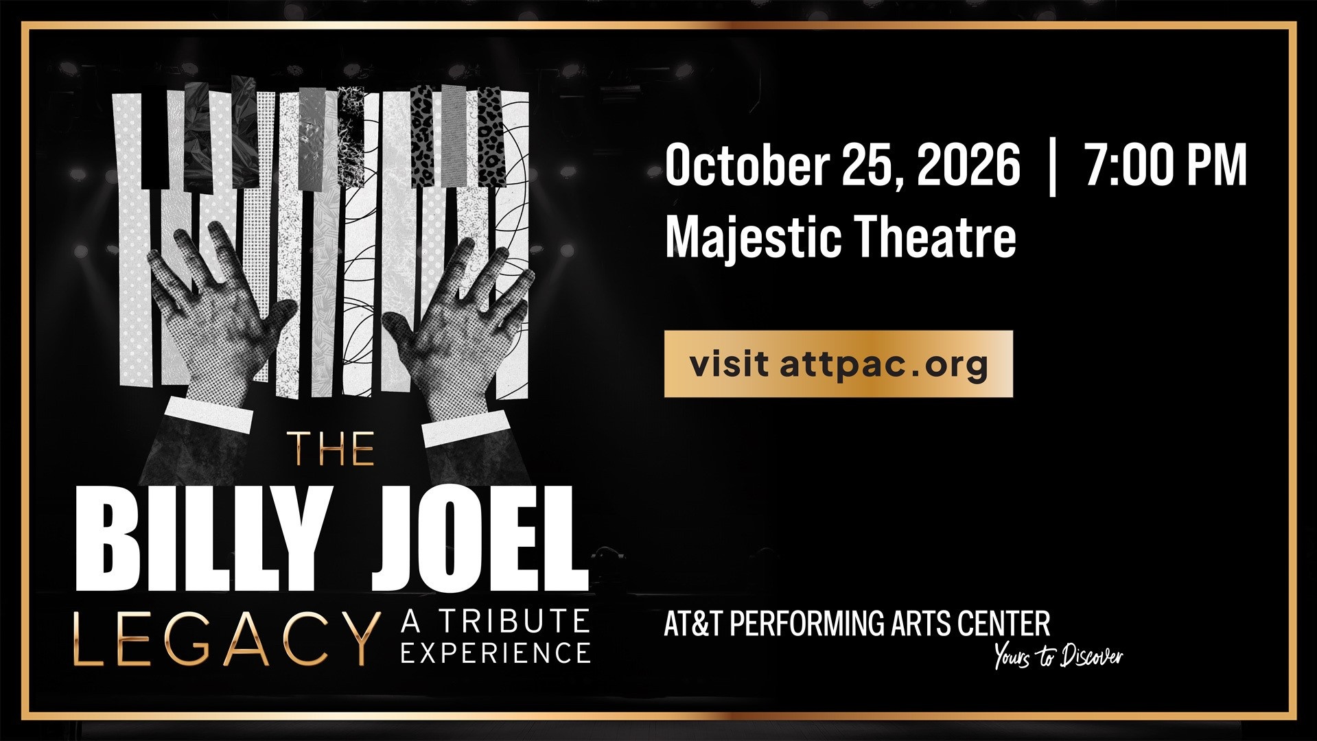 The Billy Joel Legacy – a Tribute Experience - Event | Culturalyst Dallas