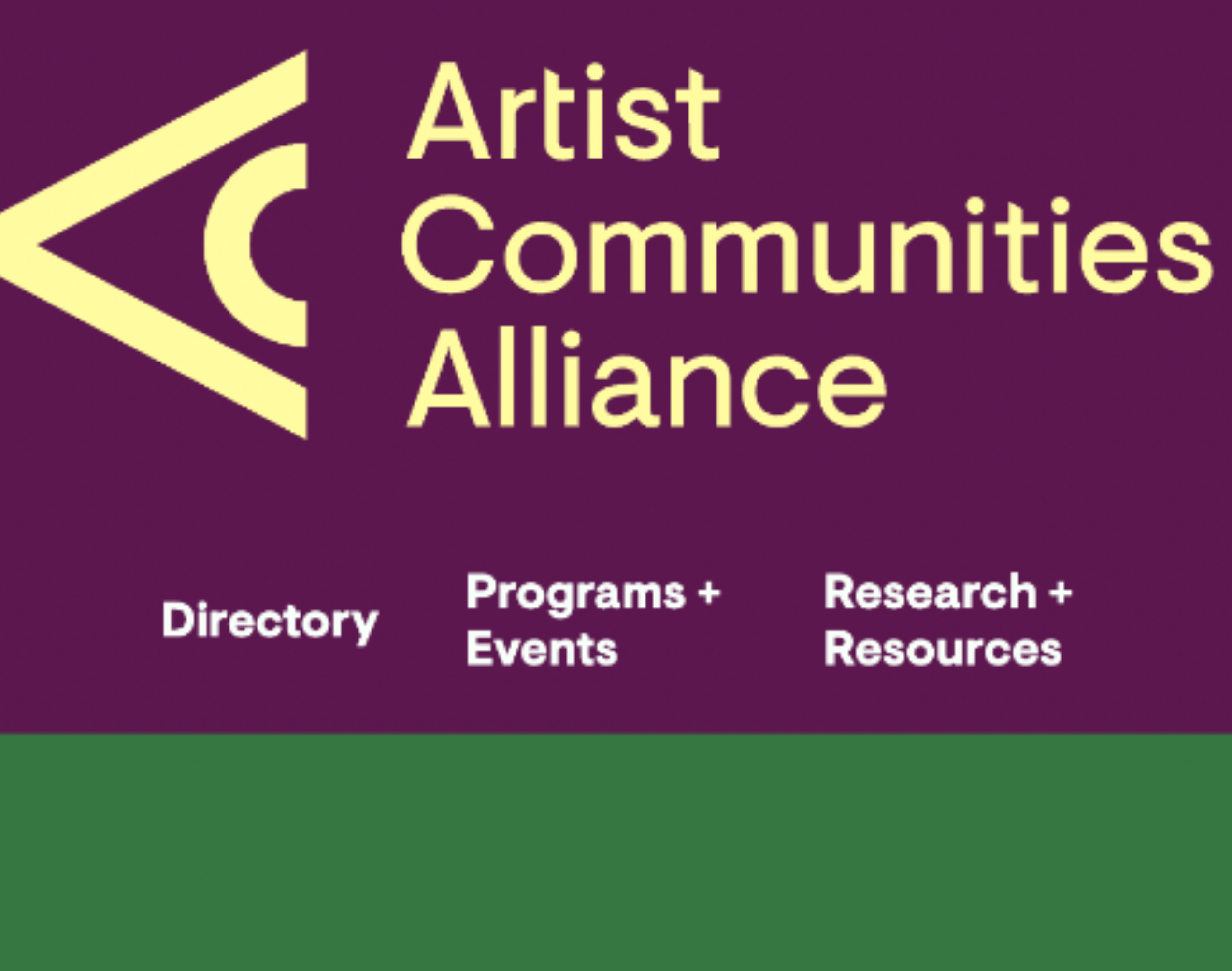 Artist Communities Alliance opportunity image